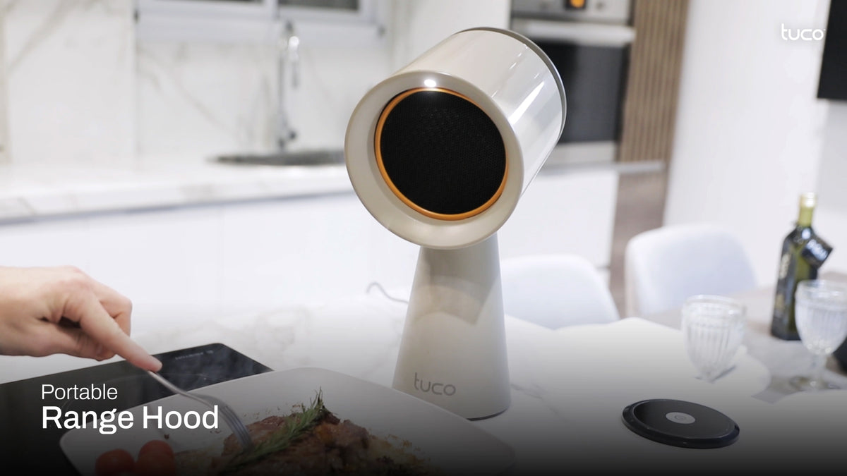 Portable Range Hood, Ductless Countertop Kitchen Exhaust Fan