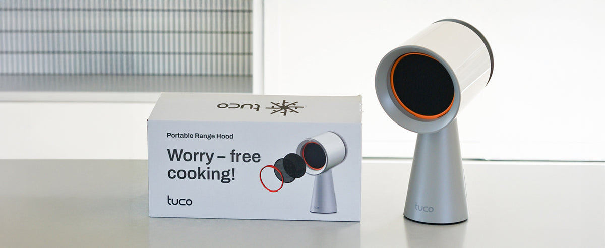 Portable Range Hood, Ductless Countertop Kitchen Exhaust Fan